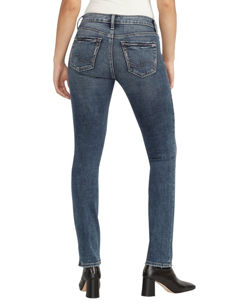 Women's Suki Mid Rise Straight Leg Jeans