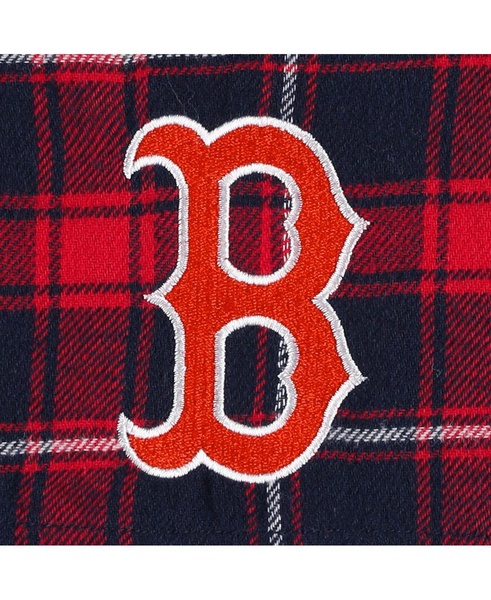 Men's Navy, Red Boston Red Sox Ledger Flannel Boxers