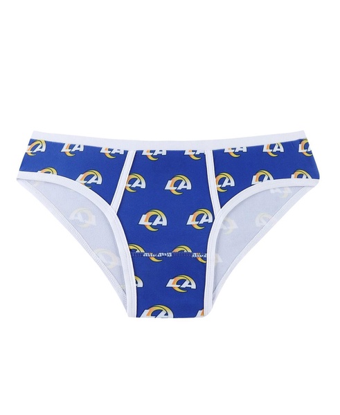 Women's Royal Los Angeles Rams Gauge Allover Print Knit Panties