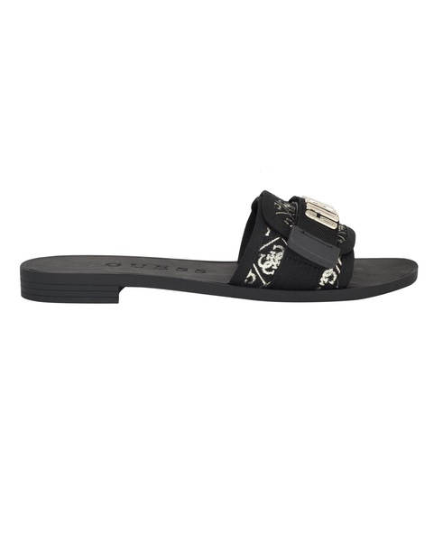 Women's Elyze Quattro Single Band Flat Slide On Sandals