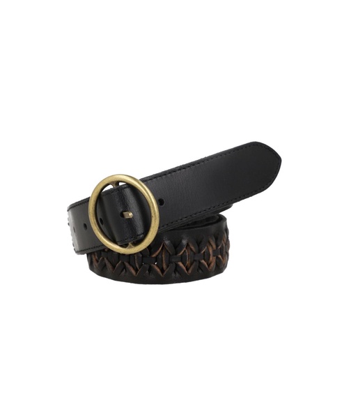 Women's Woven Leather Belt