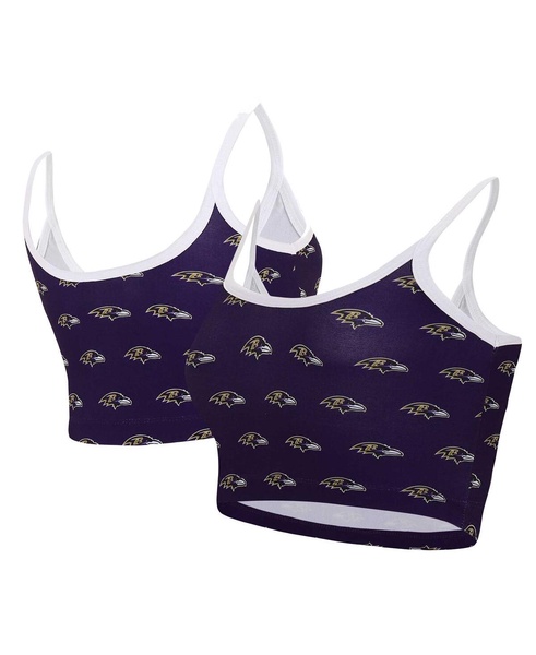 Women's Purple Baltimore Ravens Gauge Lounge Bralette