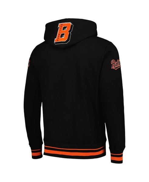 Men's Black Baltimore Orioles Mash Up Logo Pullover Hoodie