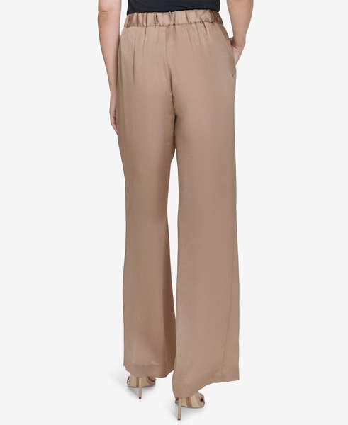 Women's Mid-Rise Straight-Leg Pull-On Pants