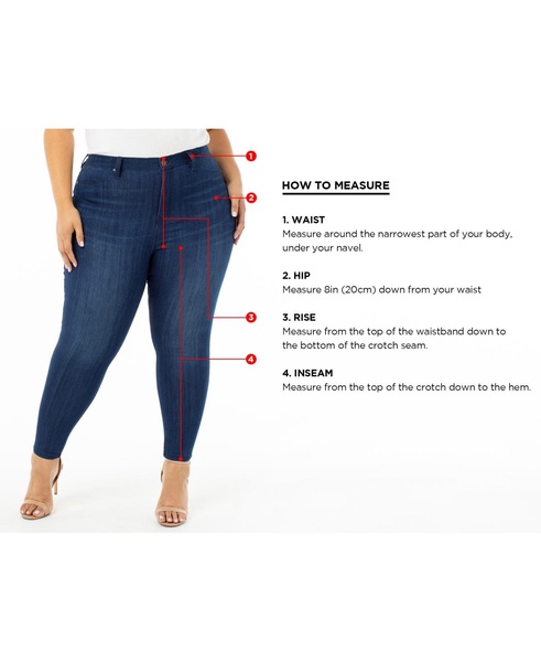 Trendy Plus Size Sculpted Skinny Jeans