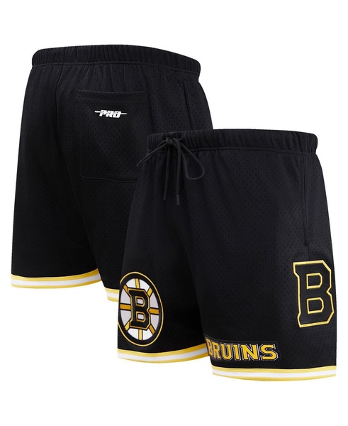 Men's Black Boston Bruins Classic Mesh Shorts