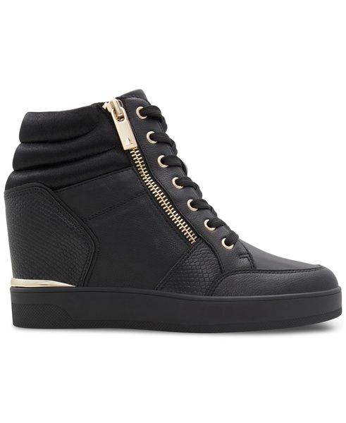 Women's Ereliclya Lace-Up Zip Wedge High-Top Sneakers