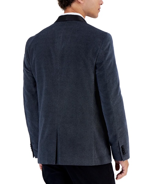 Men's Slim-Fit Grey Tick Sport Coat