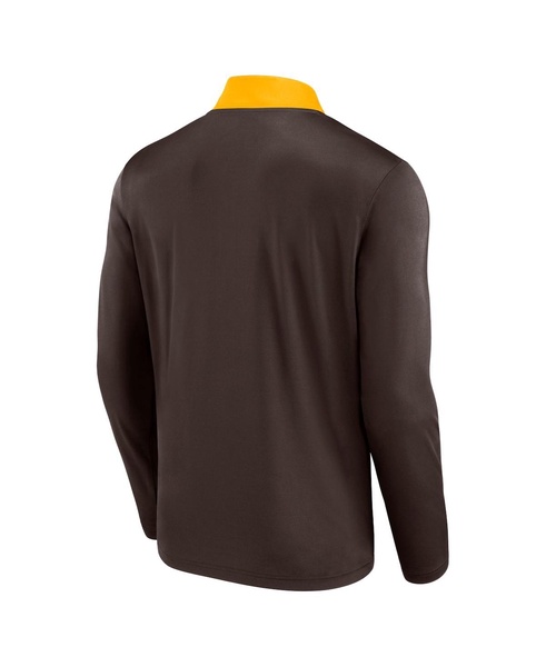 Men's Brown San Diego Padres Unstoppable Quarter-Zip Top