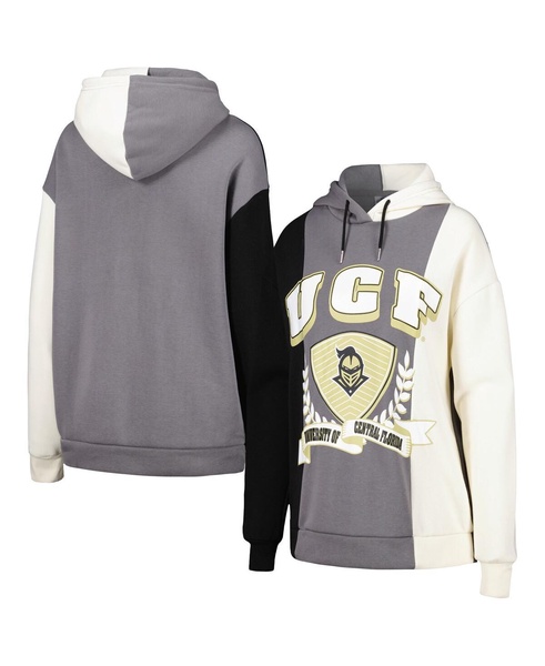 Women's Black UCF Knights Hall of Fame Colorblock Pullover Hoodie