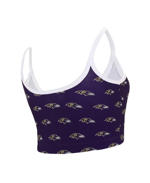 Women's Purple Baltimore Ravens Gauge Lounge Bralette