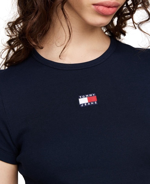 Women's Badge Logo Ribbed T-Shirt