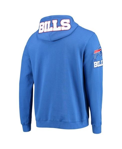 Men's Royal Buffalo Bills 4-Hit Full-Zip Hoodie