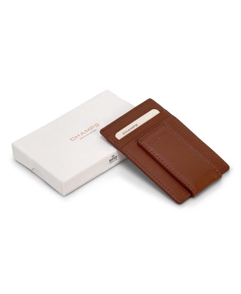 Men's Onyx Collection Leather Mag Card Case