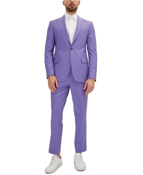 Men's Modern Single Breasted, 2-Piece Suit Set