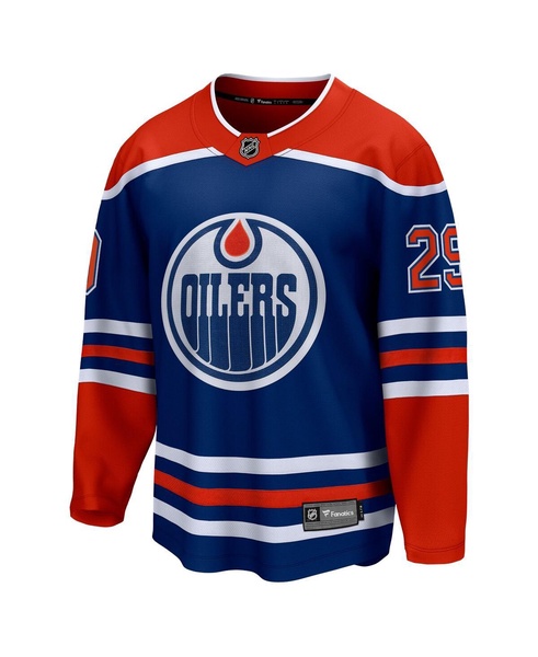 Men's Leon Draisaitl Royal Edmonton Oilers Home Premier Breakaway Player Jersey