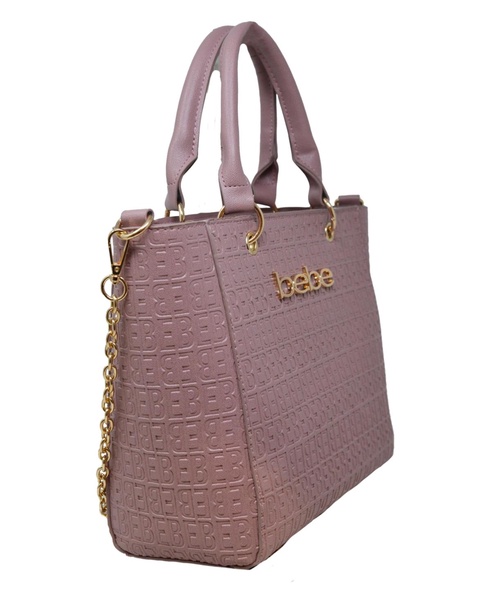 Celia Embossed Logo Satchel Bag