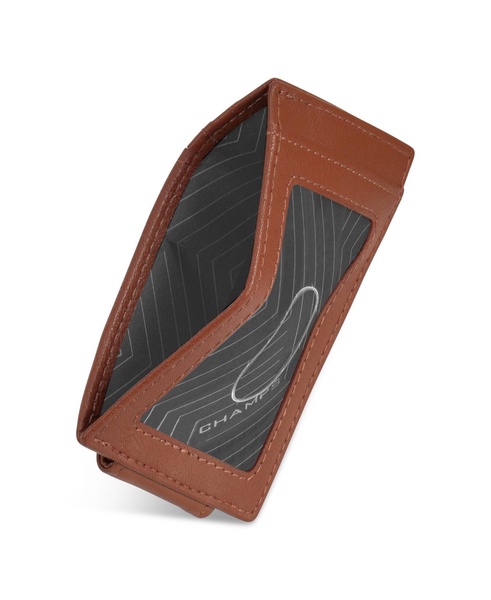 Men's Onyx Collection Leather Mag Card Case