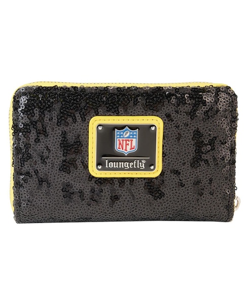 Women's Pittsburgh Steelers Sequin Zip-Around Wallet