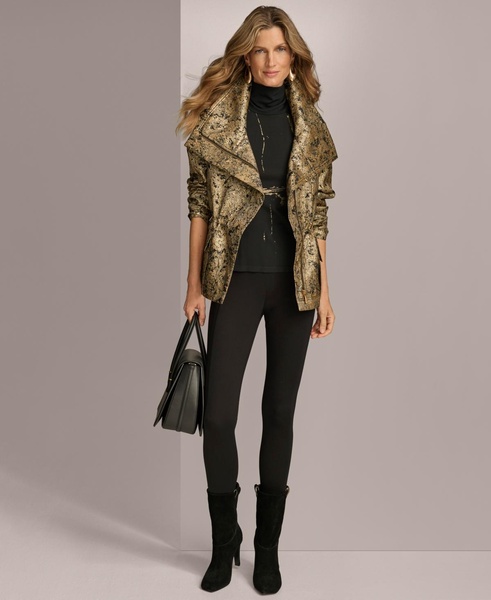 Women's Metallic Jacquard Jacket