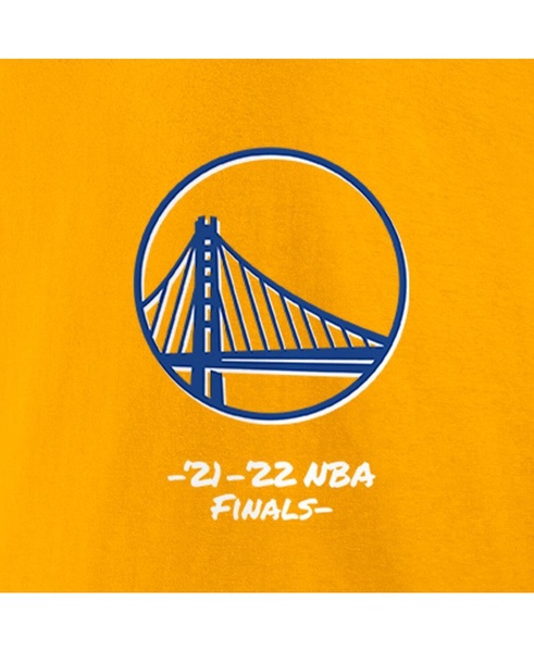 Men's Jordan Poole Gold Golden State Warriors 2022 NBA Finals Champions Name and Number T-shirt