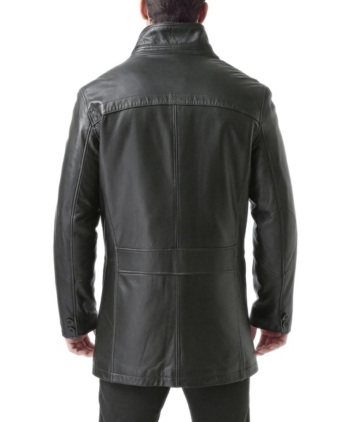 Men Chad Leather Car Coat