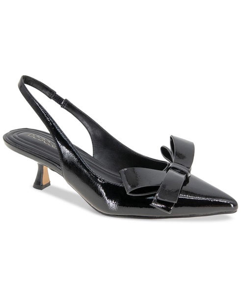 Women's Kasti Slingback Kitten-Heel Bow Pumps