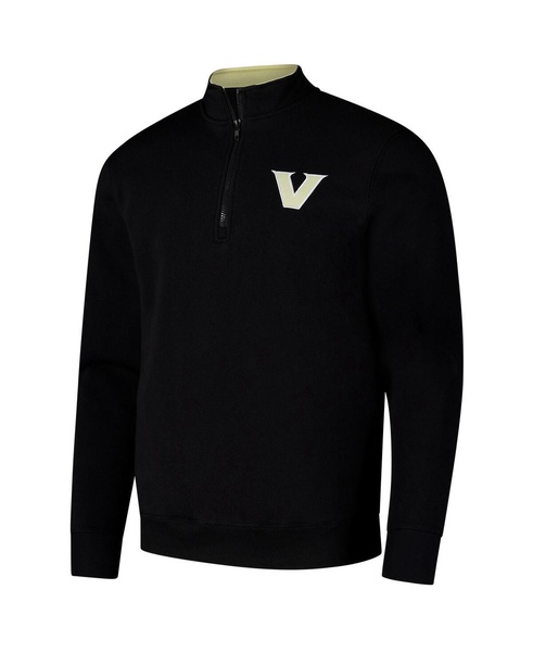 Men's Black Vanderbilt Commodores Tortugas Quarter-Zip Sweatshirt