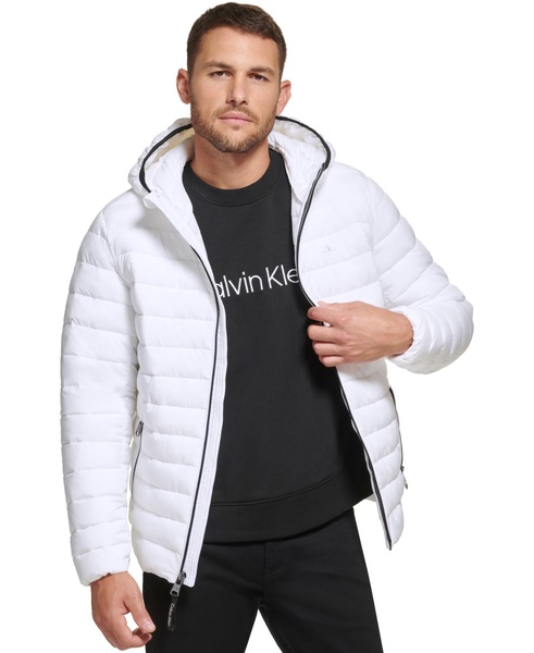 Men's Hooded & Quilted Packable Jacket