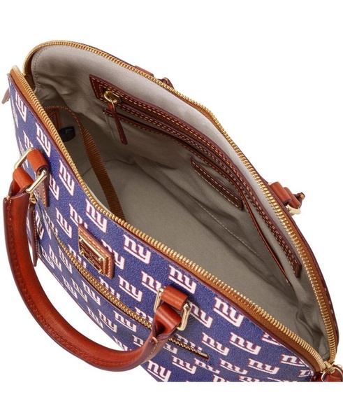 Women's New York Giants Signature Domed Zip Satchel Purse