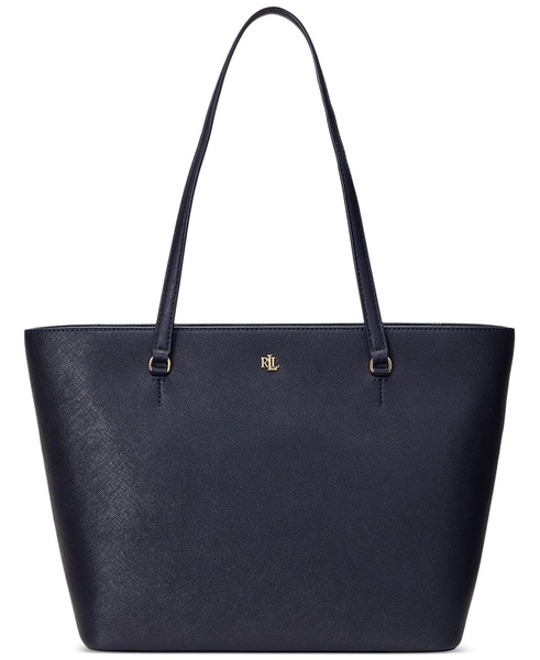 Crosshatch Leather Medium Karly Shopper Tote