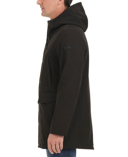 Men's Softshell Rain Coat with a Hood