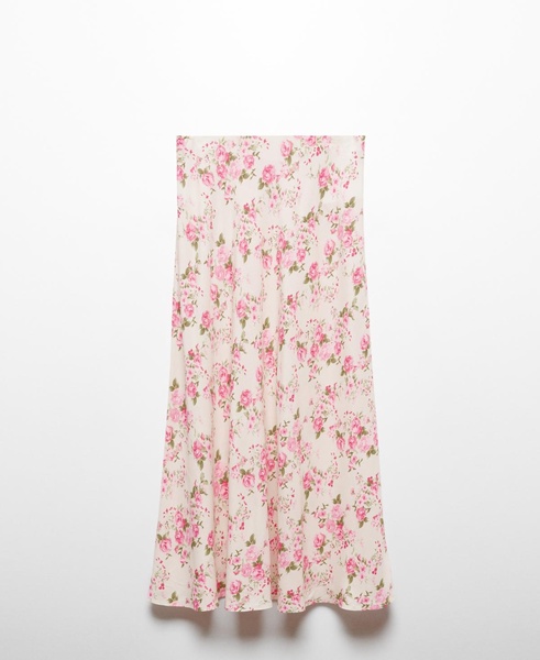 Women's Floral Midi Skirt