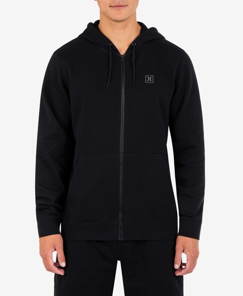 Men's Icon Chest Logo Full Zip Hooded Sweatshirt