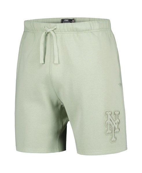 Men's Light Green New York Mets Neutral Fleece Shorts