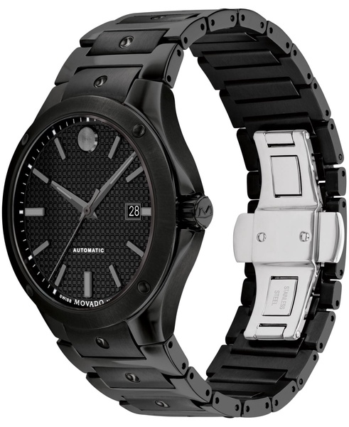 Men's S.E. Automatic Swiss Auto Black PVD Watch 41mm