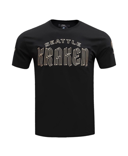 Men's Black Seattle Kraken Wordmark T-shirt