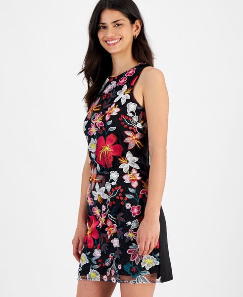 Women's Sleeveless Floral Sheath Dress