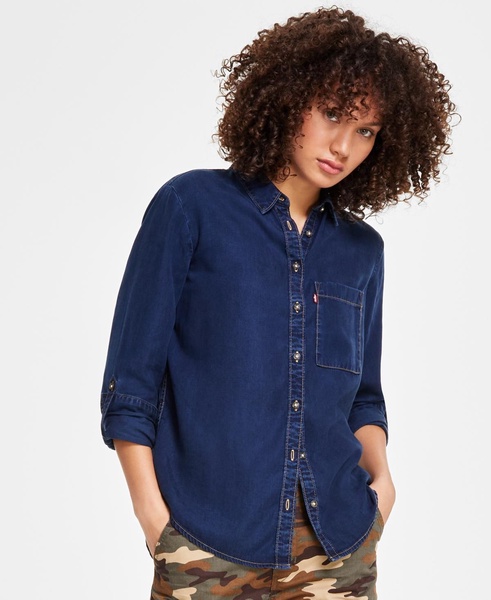 Women's Darlene Collared Button-Front Shirt