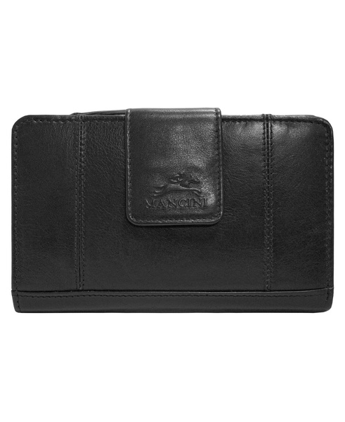 Casablanca Collection RFID Secure Ladies Medium Clutch Wallet