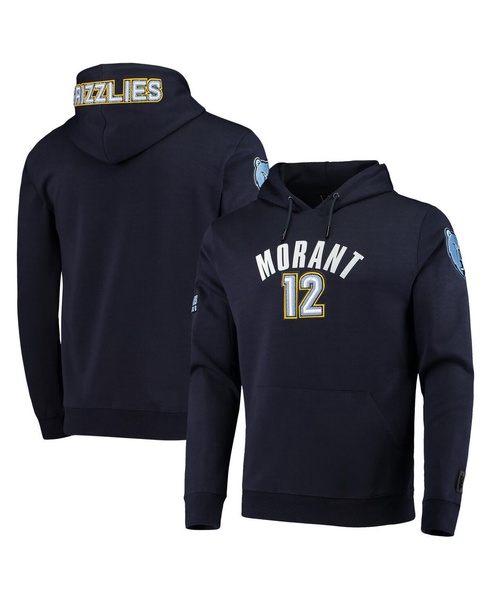 Men's Ja Morant Navy Memphis Grizzlies Player Pullover Hoodie