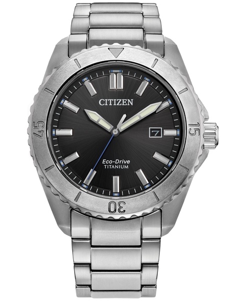 Eco-Drive Men's Brycen Super Titanium Bracelet Watch 41mm