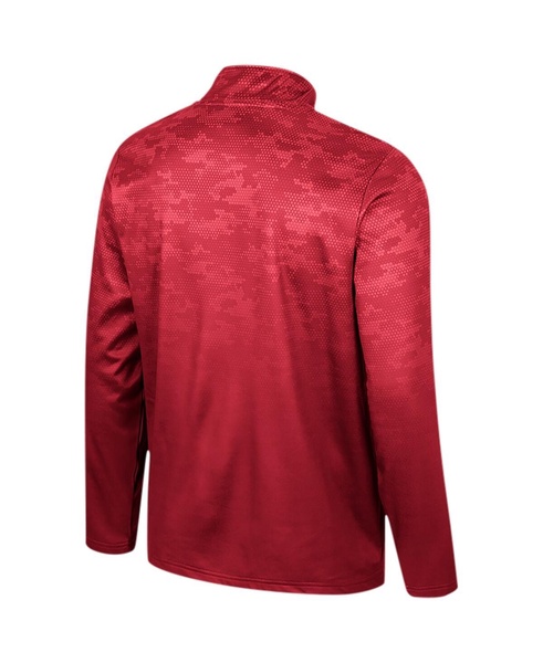 Men's Cardinal Arkansas Razorbacks The Machine Half-Zip Jacket