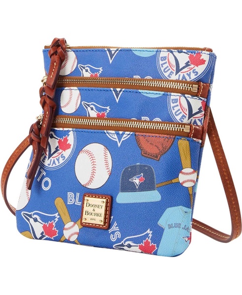 Women's Toronto Blue Jays Game Day Triple Zip Crossbody Purse