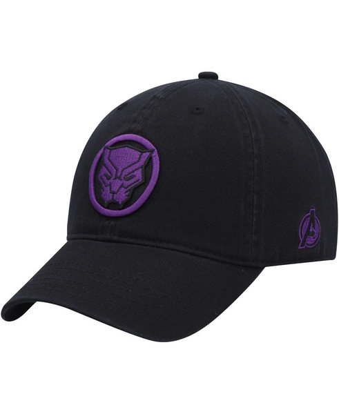 Men's Black Black Panther Dad Adjustable Hat