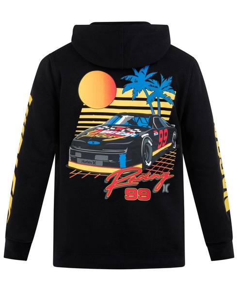 Men's Nascar Fleece Long Sleeve Pullover Sweatshirt