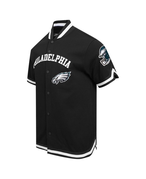 Men's Black Philadelphia Eagles Classic Warm-Up Full-Snap Jacket