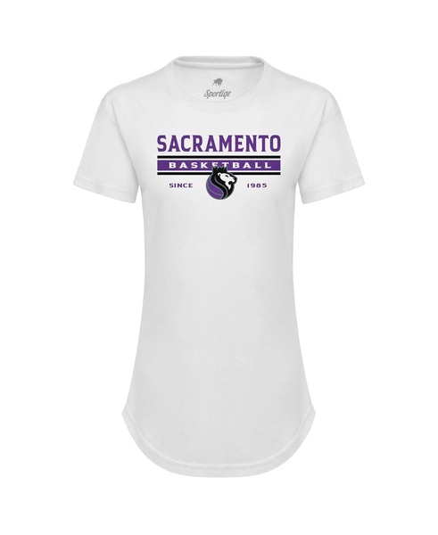 Women's White Sacramento Kings Origins Phoebe Tri-Blend T-shirt