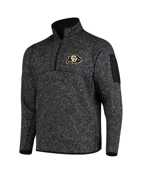 Men's Black Colorado Buffaloes Fortune Half-Zip Sweatshirt