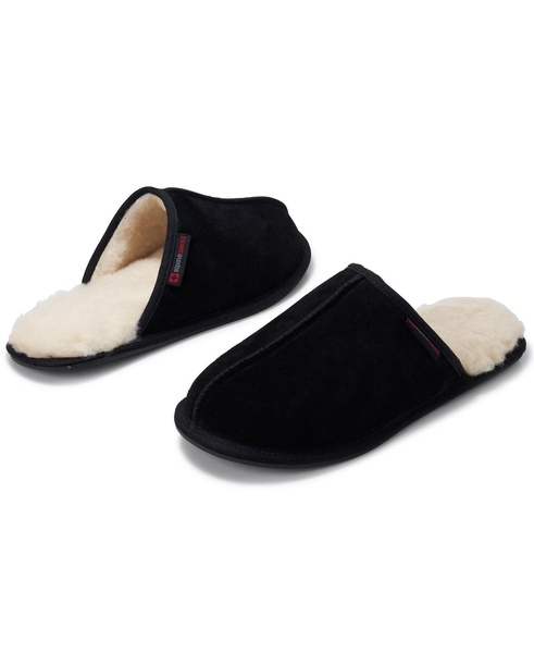 Men's Microsuede Memory Foam Scuff Slippers Comfort Slip On Shoes